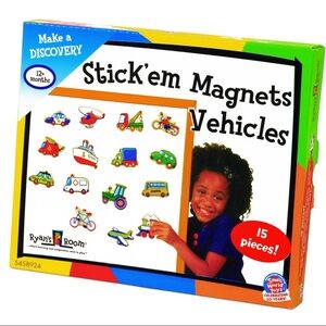 Stick'em Magnets Vehicles - Multicolor